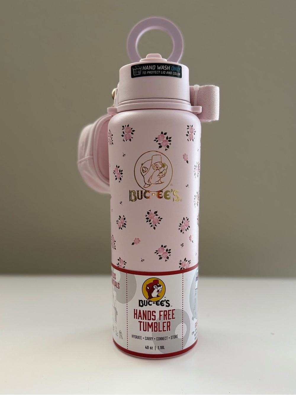 Buc-ee’s 40 oz Hands-Free Water Bottle